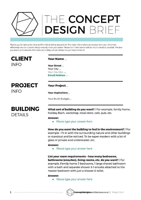 graphic design briefs generator.